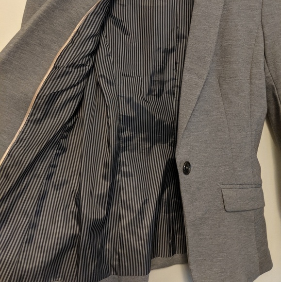 H&M Grey Blazer Size 2 - Picture 2 of 7